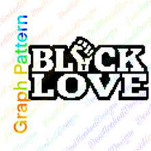 BLaCK LoVE Crochet Graph Pattern