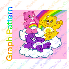 Caring bears Sunshine Crochet Graph PATTERN