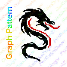Dragon Kiss Instant Download Crochet Graph Pattern