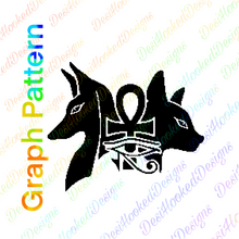 EGYPTIAN BASE Blanket Graph Pattern