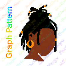 Loc Boo Crochet Graph Pattern