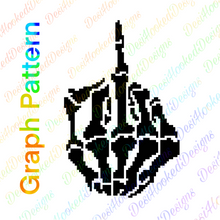 Middle Finger Skully Crochet PATTERN