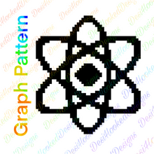 Power Atom Crochet Graph Pattern