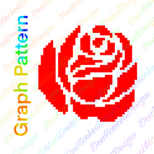 Rose Crochet Graph Pattern