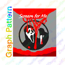 Scream for Me Blanket Crochet Graph