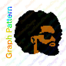 The "THE MAN" Pattern Crochet Graph